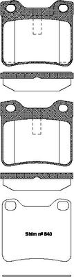 Bremsbelagsatz Scheiben 16,5 mm TRISCAN IAM-Expertise für u.a. PEUGEOT 406 - Bild 5