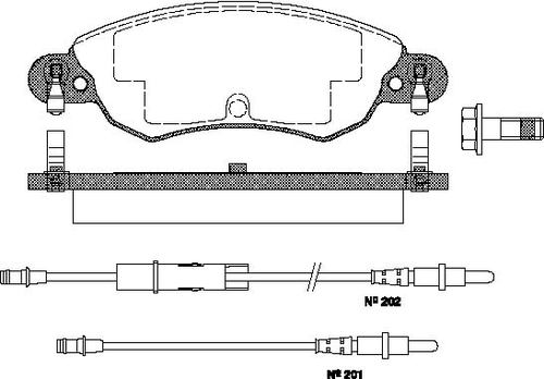 Triscan Bremsbel?Ge Vorne Citroen C5 1,8 - Bild 5