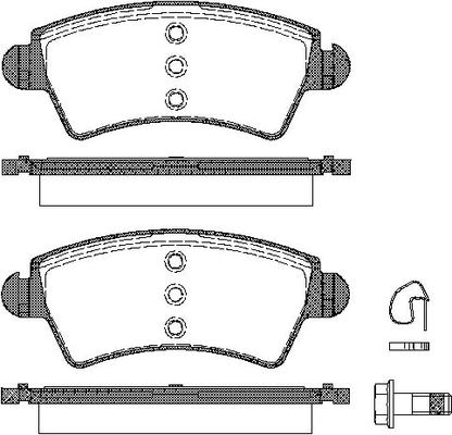 TRISCAN 811028031 Bremsbelagsatz für Scheibenbremse Bremsbelagsatz für Peugeot - Bild 5