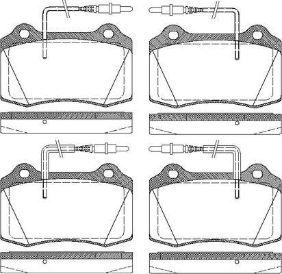TRISCAN 811028033 Bremsbelagsatz für Scheibenbremse Bremsbelagsatz für Peugeot - Bild 5