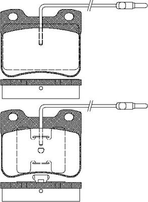 Bremsbelagsatz Scheiben 17 mm TRISCAN IAM-Expertise für CITROËN AX - Bild 5