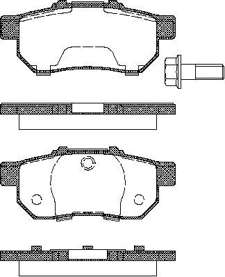 Bremsbelagsatz Scheiben 13,4 mm TRISCAN IAM-Expertise für u.a. HONDA CIVIC - Bild 5