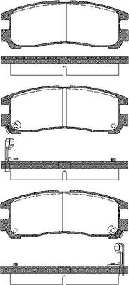 Triscan Bremsbel?Ge Hinten Chrysler Hyundai Mitsubishi - Bild 5