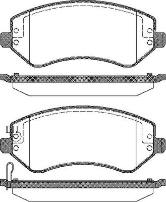 Triscan Bremsbelagsatz, Scheibenbremse [Hersteller-Nr. 811080533] für Chrysler, Dodge, Jeep - Bild 5