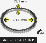 TRISCAN Sensorring, ABS 854016401