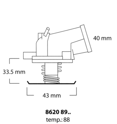 Triscan Thermostat Mercedes Ssangyong Vw - Bild 4