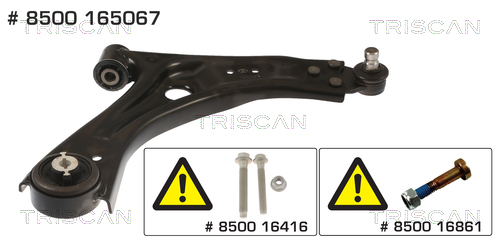 TRISCAN 8500165067 Lenker für Radaufhängung Querlenker Lenker für Ford - Bild 6