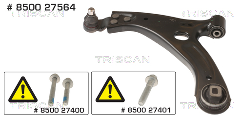 TRISCAN 850027564 Lenker für Radaufhängung Querlenker Lenker für Volvo - Bild 5