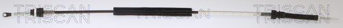 TRISCAN Seilzug, Schaltgetriebe 814029711 für VW