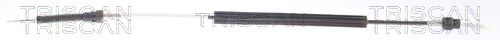TRISCAN Seilzug, Schaltgetriebe 814029724 für VW