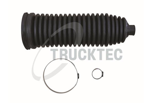 TRUCKTEC AUTOMOTIVE Faltenbalgsatz, Lenkung 0237080 Vorderachse beidseitig für Mercedes Chrysler VAG