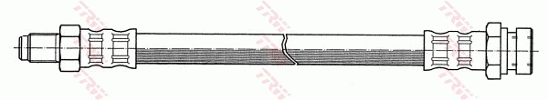 TRW Bremsschlauch phb165 für MITSUBISHI