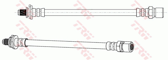 TRW Bremsschlauch phb342 für Opel Vaughall SAAB