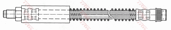 TRW Bremsschlauch phb422 für Opel Vaughall RENAULT
