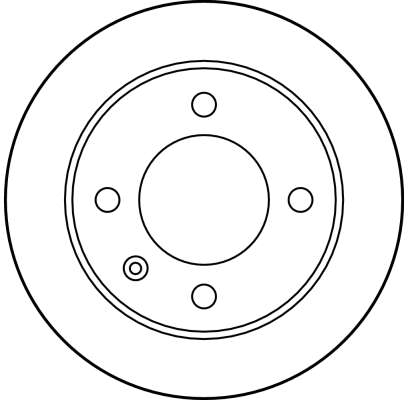 Trw Bremsscheibe Df1122 224Mm 9Mm Für Citroën