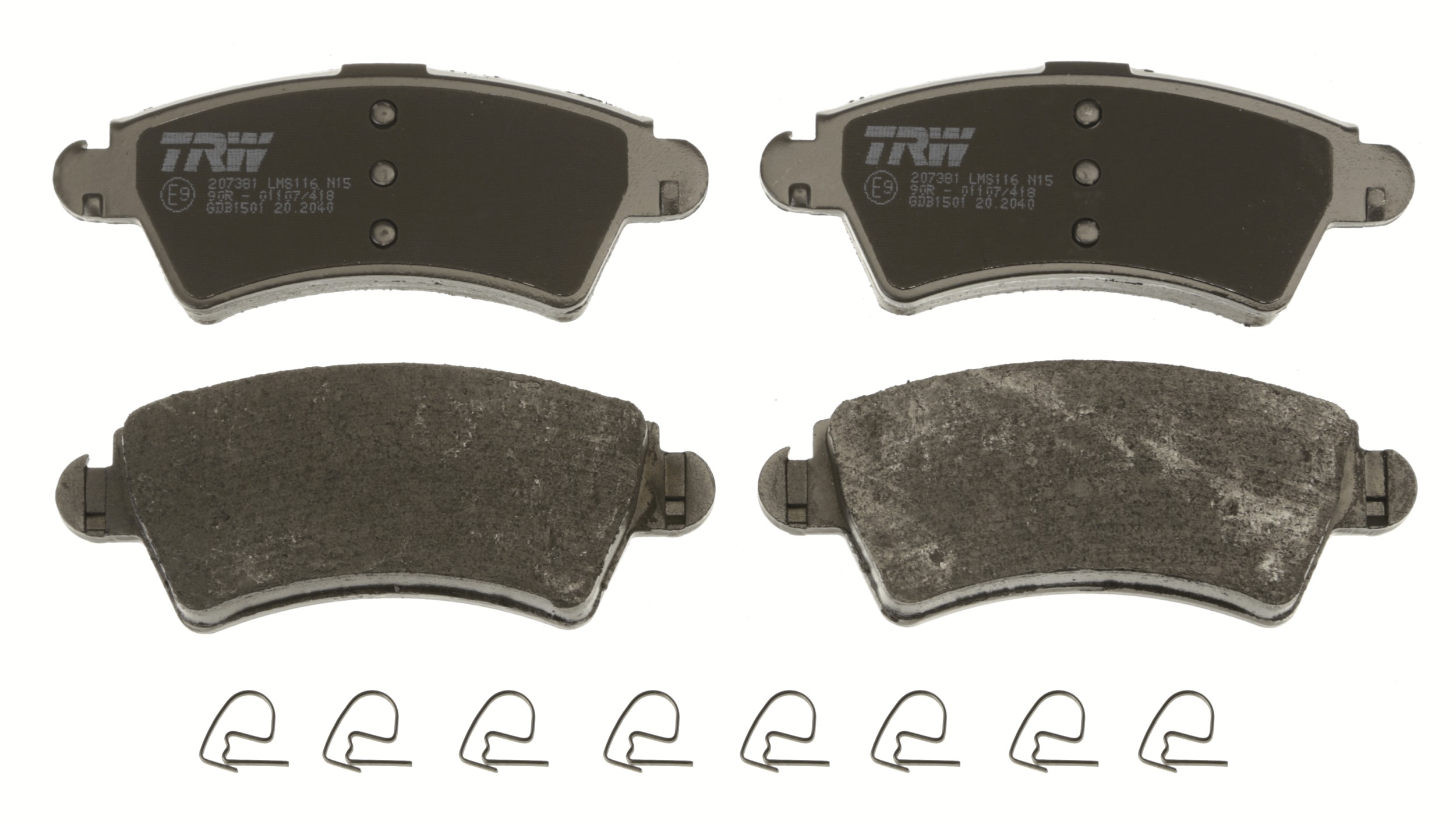 Trw Bremsbelagsatz, Scheibenbremse Gdb1501 Für Peugeot