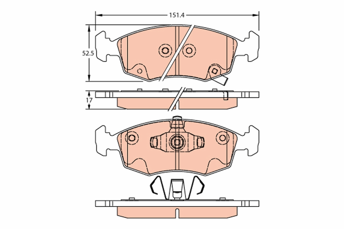 Trw Gdb2301 Für Chrysler Fiat