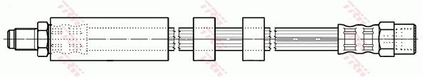 TRW Bremsschlauch phb354 für Audi