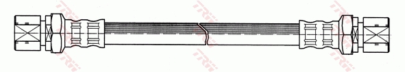 TRW Bremsschlauch pha229 für CHEVROLET Opel SAAB BEDFord