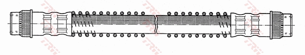 TRW Bremsschlauch pha481 für Peugeot