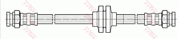 TRW Bremsschlauch pha494 für Fiat LANCIA