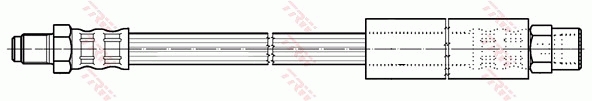 TRW Bremsschlauch phb177 für BMW Volvo