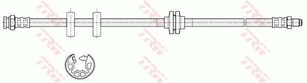 TRW Bremsschlauch phb399 für Fiat LANCIA