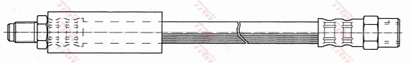 TRW Bremsschlauch phb280 für Volvo