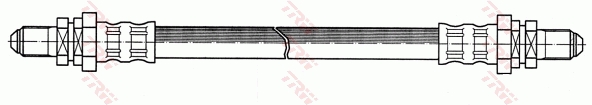 TRW Bremsschlauch phc207 für Ford