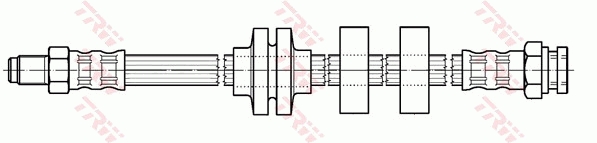 TRW Bremsschlauch phb491 für Fiat
