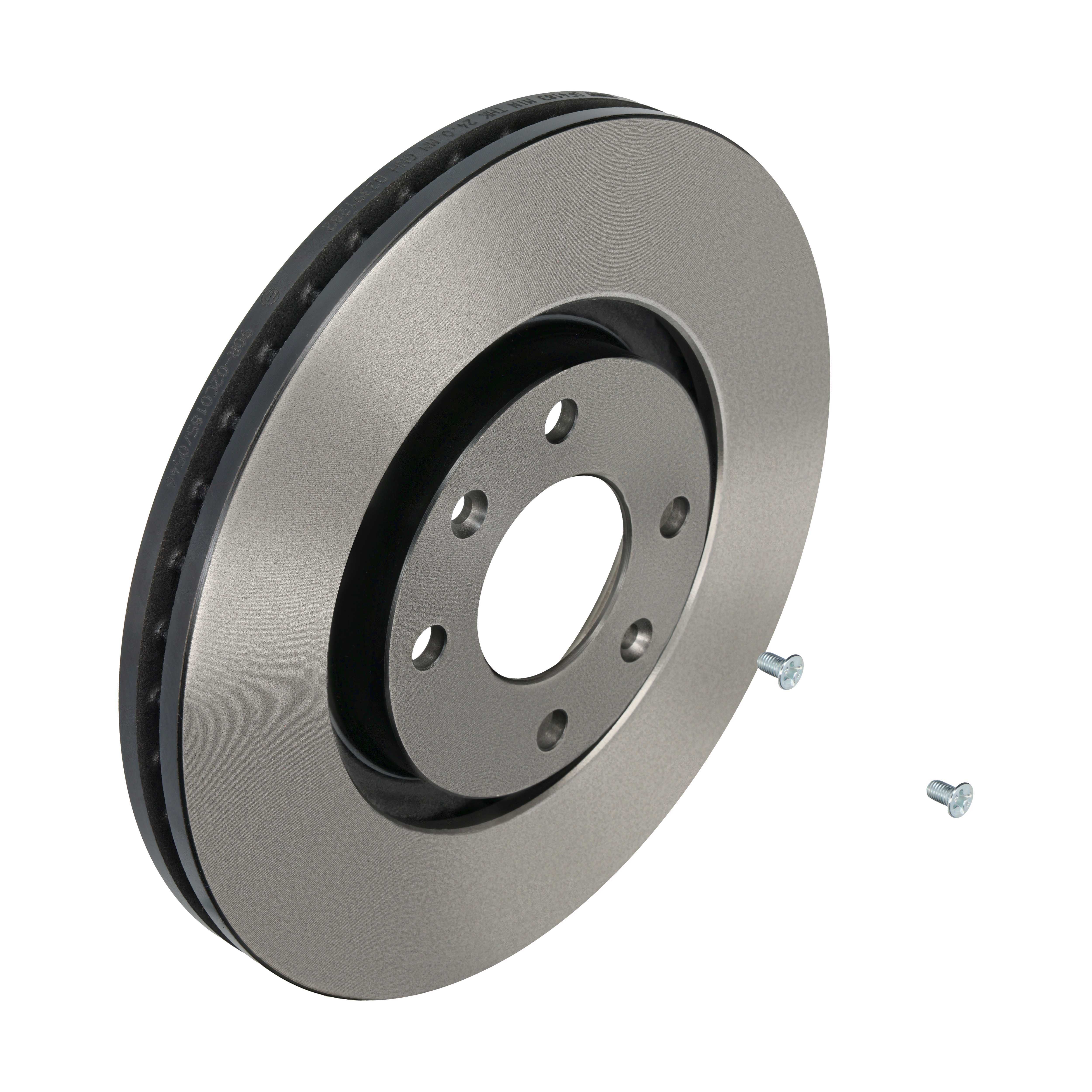 TRW Bremsscheibe bel&uuml;ftet 283 mm hochgekohlt