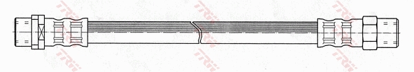 TRW Bremsschlauch pha284 für BMW