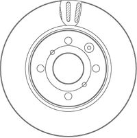 TRW Bremsscheibe, Art.-Nr. DF4469