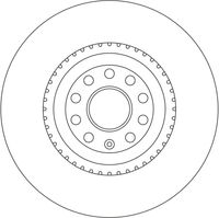 TRW Bremsscheibe "TRW SINGLE", Art.-Nr. DF4350S