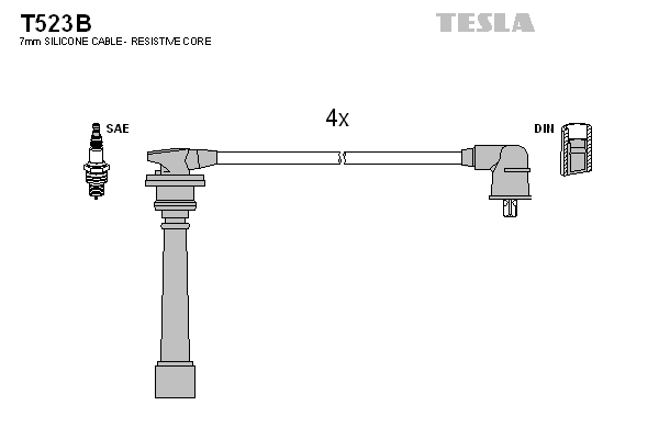 Tesla Zündleitungssatz t523b für HYUNDAI