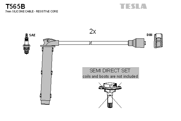Tesla Zündleitungssatz t565b für ROVER