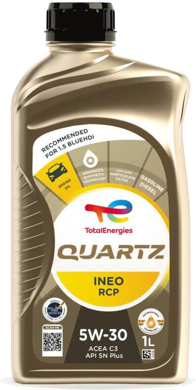 Total Energies Motoröl Quartz Ineo Rcp 5W30 [1 L] 231130 1l