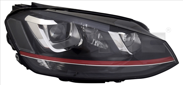 Scheinwerferleuchte links D3S/H7 20-14224-16-2 TYC für VW GOLF VII Variant - Bild 7