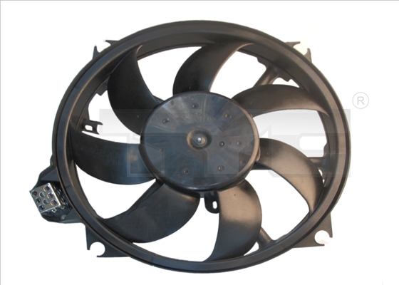 Lüfter, Motorkühlung 828-0007 TYC für RENAULT MEGANE III Coupe MEGANE CC - Bild 6