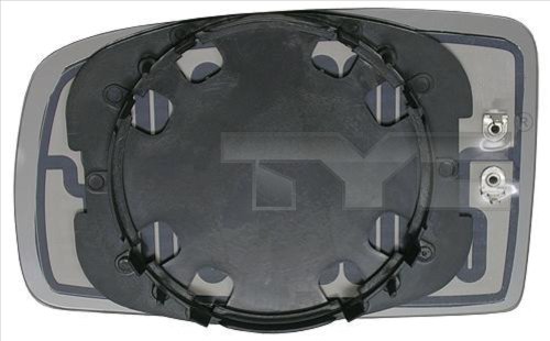 TYC Spiegelglas, Außenspiegel 30900441 links für Fiat