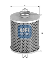 UFI 2553500 55mm für DAF Volvo Iveco STEYR