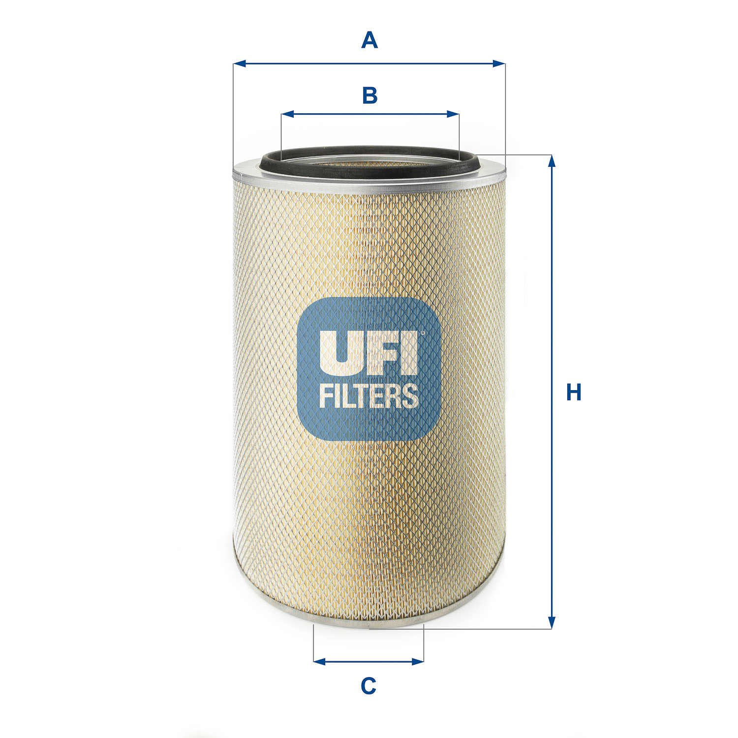 Ufi Luftfilter 2754400 327Mm Für Iveco