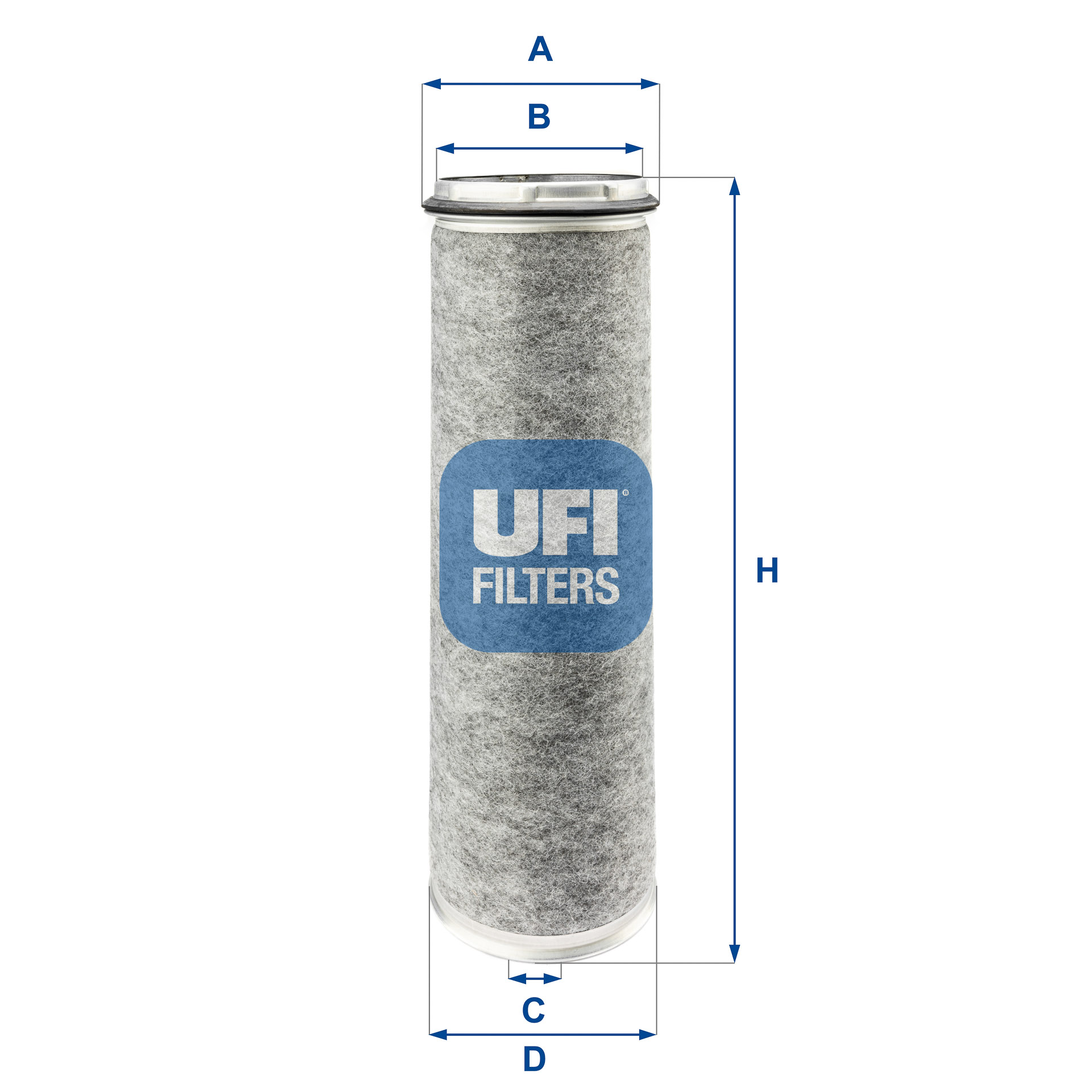 Ufi Luftfilter 2739000 211Mm Für Iveco
