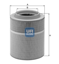 Ufi Luftfilter 2762600 247Mm Für Iveco