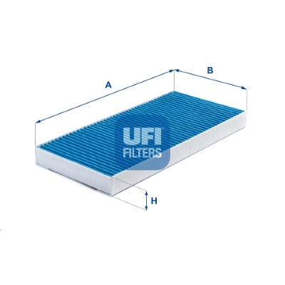 Für UFI 34.106.00 Filter, cabin air 34.106.00 Cabin filter anti-bacterial fits: - Bild 4