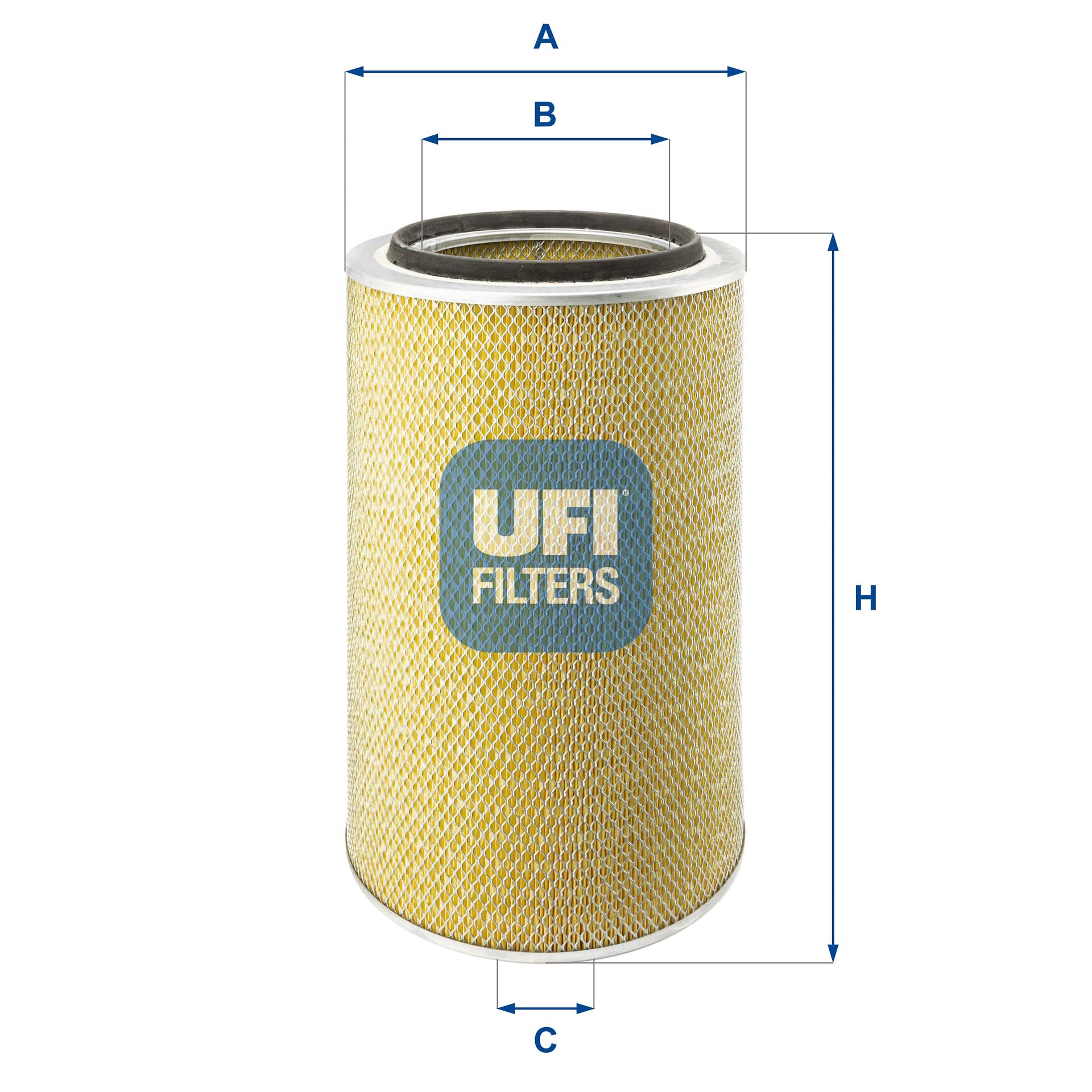 Ufi Luftfilter 2700700 302Mm Für Daf Man Mercedes Renault Steyr Mwm