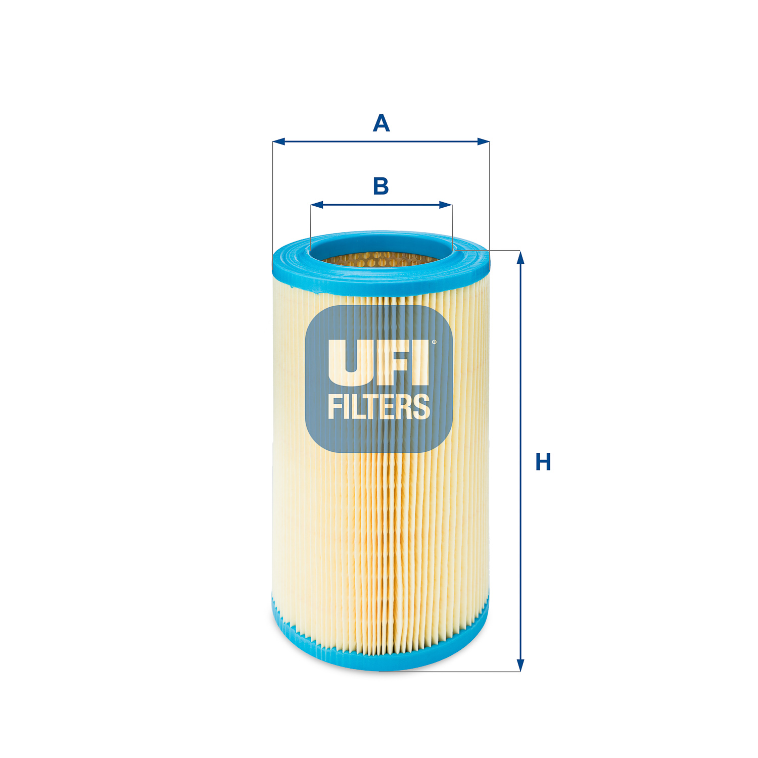 UFI Luftfilter 2763000 Filtereinsatz 260mm für Fiat