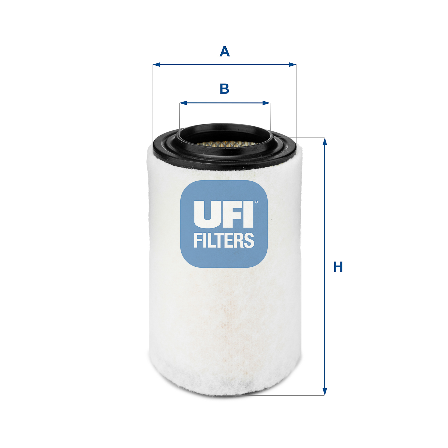 UFI Luftfilter 2762900 Filtereinsatz 240mm für Fiat