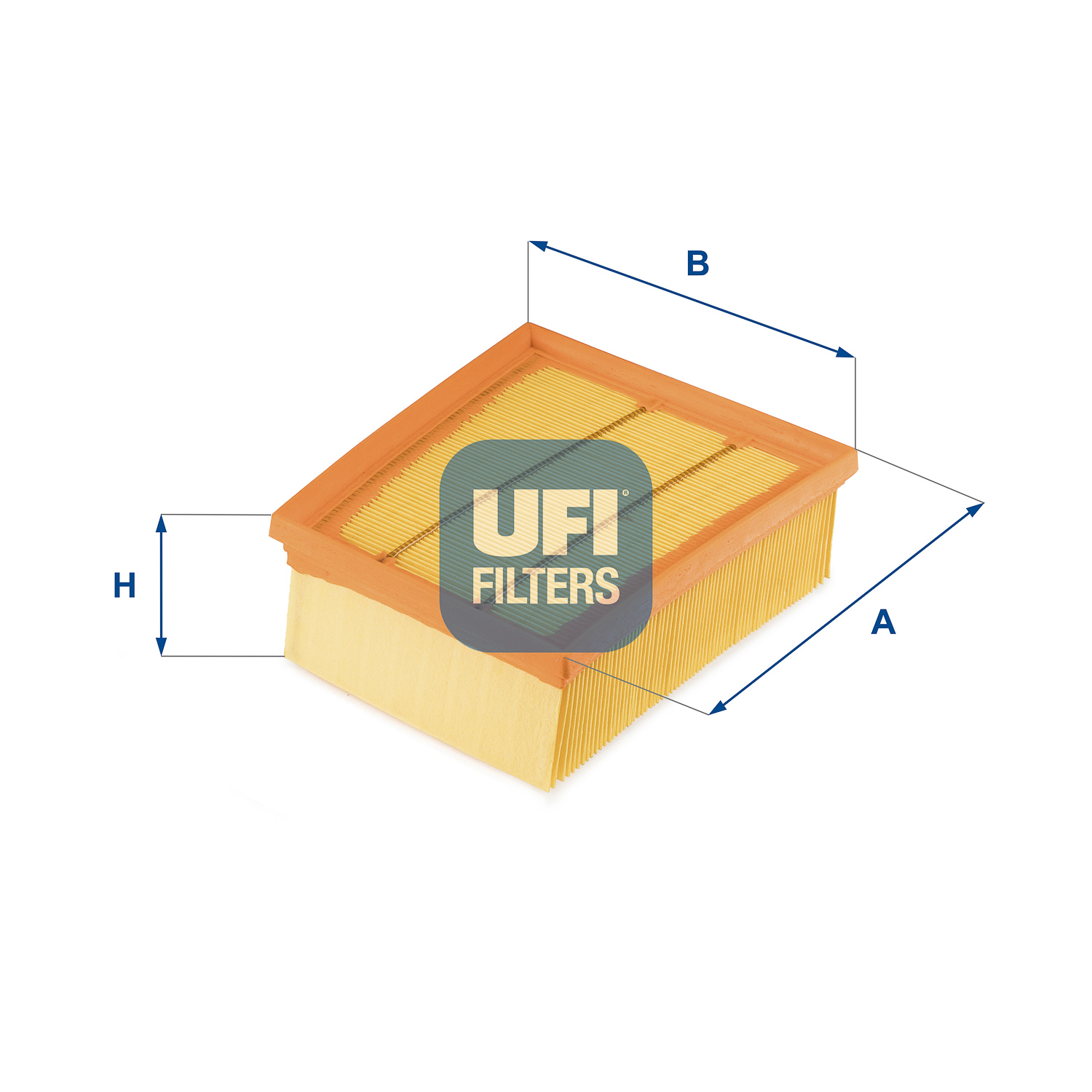 UFI Luftfilter 3071200 Filtereinsatz 80mm für RENAULT