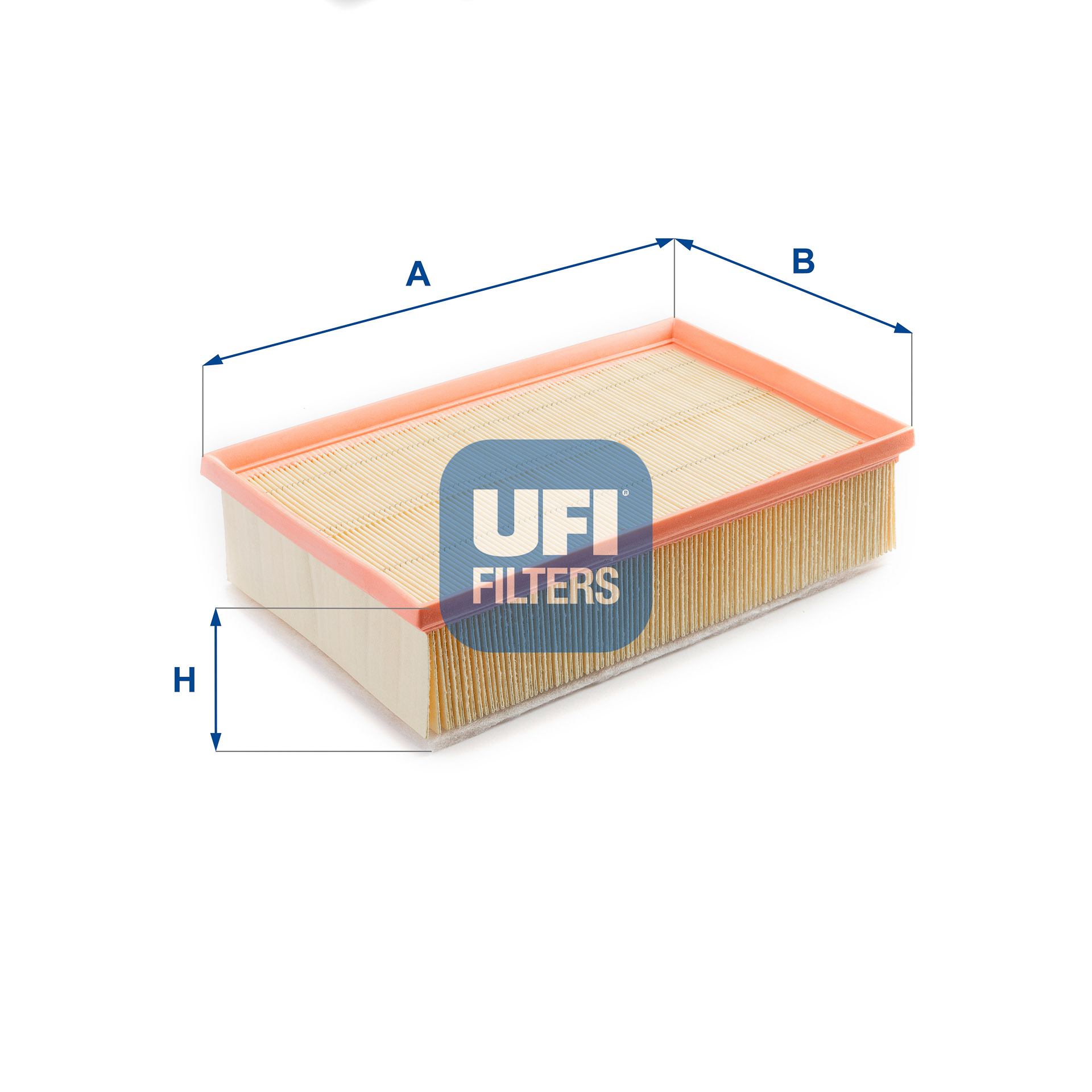 UFI Luftfilter 3058700 Filtereinsatz 80mm für VAG